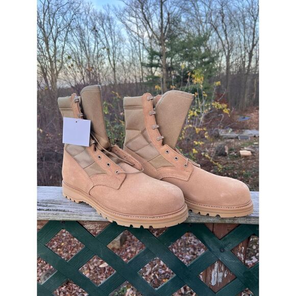 Thorogood 8" Steel Toe Hot Weather Military Work Boot (U.S.A. Made) 15 Narrow  N - Picture 2 of 11